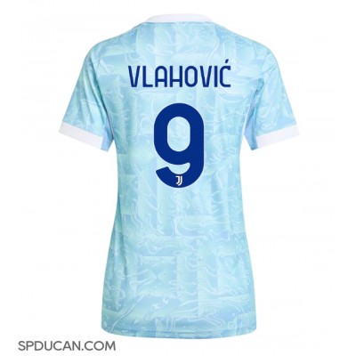 Zenski Nogometni Dres Juventus Dusan Vlahovic #9 Gostujuci 2025-26 Kratak Rukav Zenski Nogometni Dres Juventus Dusan Vlahovic #9 Gostujuci 2025-26 Kratak Rukav